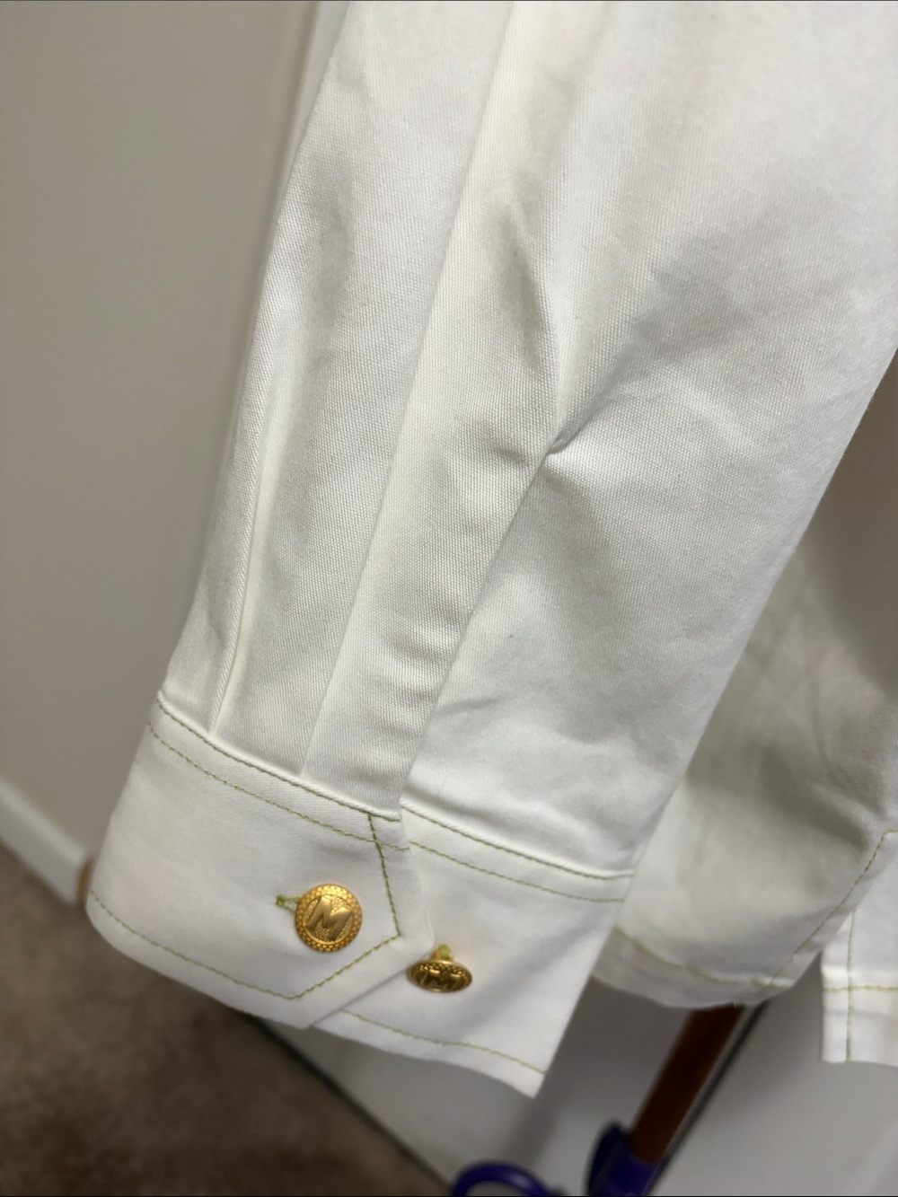 Bob Mackie Wearable “Parade of the Flowers” White Full-Zip Embroidered Jacket - Picture 7 of 16